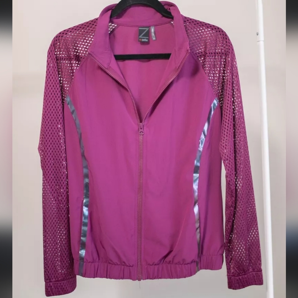 Zella Purple Lightweight Windbreaker Jakcet 1x - Picture 9 of 10